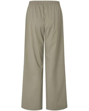Samsøe & Samsøe Mid-Rise Casual Pants - Gray