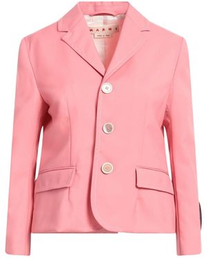 Marni Single-Breasted Blazer - Pink
