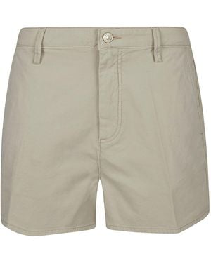 7 For All Mankind Belt Loop Shorts - Grey