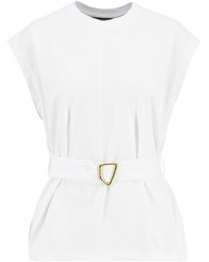 Barbour Belted T-Shirt - White