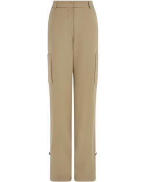 Ferragamo Ferragamo Straight Leg Cargo Pants - Natural