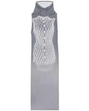 MM6 by Maison Margiela Dummy Sleeveless Dress - Grey