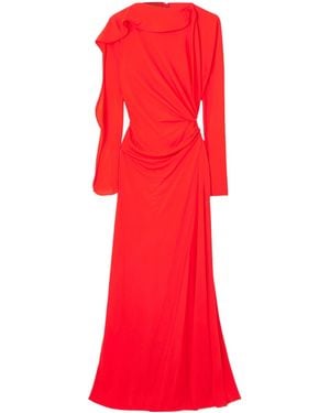 Victoria Beckham Comfortable Casual Maxi Dress - Red