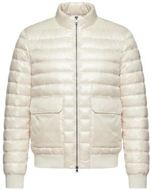 Herno Stand-Collar Padded Jacket - Natural