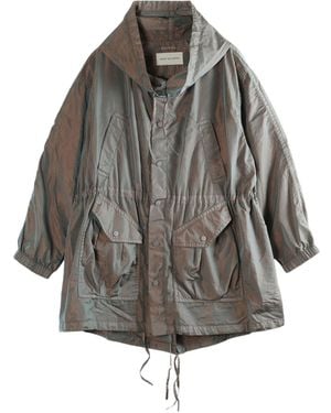 Dries Van Noten Hooded Jacket - Grey