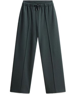 Woolrich Logo-Embroidered Drawstring Track Trousers - Grey