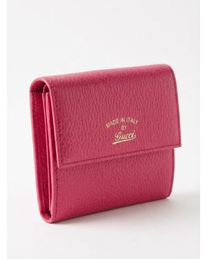Gucci Short Folding Wallet - Pink