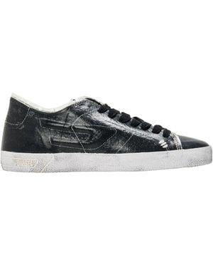 DIESEL Simple Low-Top Sneakers - Black
