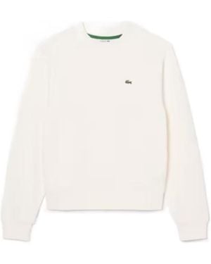 Lacoste Cotton Sweatshirt - White