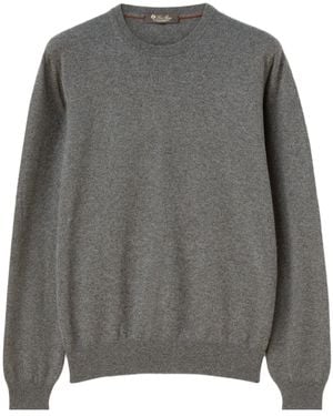 Loro Piana Classic Crewneck Jumper - Grey