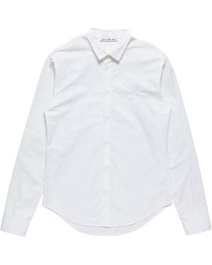 Acne Studios Organic-Cotton Shirt - White
