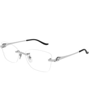 Cartier Cat-Eye Frameless Glasses - White