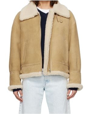 Nour Hammour Long-Sleeved Casual Jacket - Natural