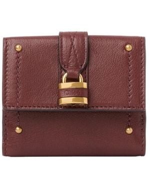 Chloé Mini Paddington Tri-Fold - Red