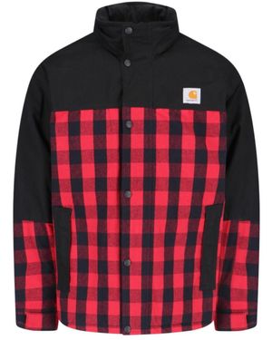 Junya Watanabe X Carhartt Wip Checked Technical Jacket - Red