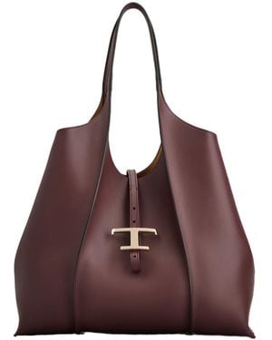 Tod's T Timeless Shopping Bag - Brown