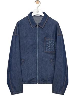 Loewe Zipped Jacket - Blue