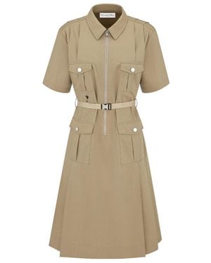 Dior Dress With Belt - Natural