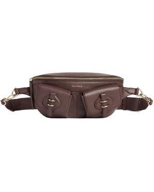Coccinelle Mavery Pocket Zipped Belt Bag - Brown
