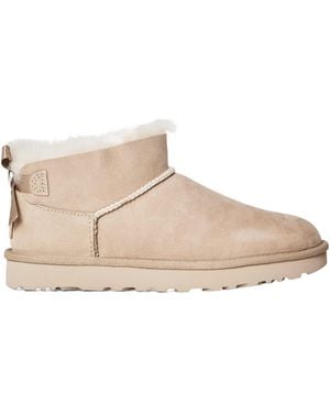 UGG Suede Ankle Boot - Natural