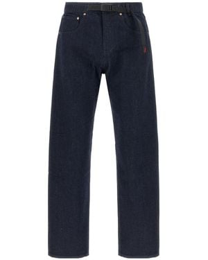 Gramicci Integrated Belt Japanese Denim Jeans - Blue
