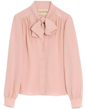 Valentino Long-Sleeved Shirt - Pink
