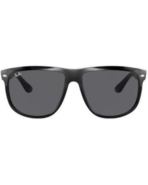 Ray-Ban Logo Sunglasses - Gray