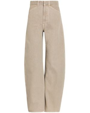 Lemaire High-Waisted Barrel Jeans - Natural