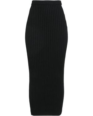 Max Mara Knitted Mid-Length Pencil Skirt - Black