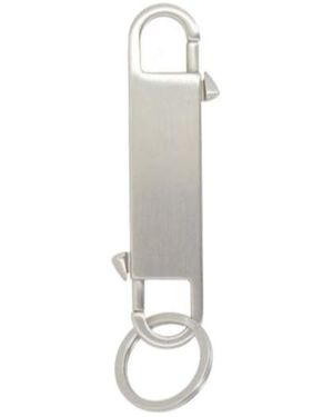 Rick Owens Logo Keychain - White