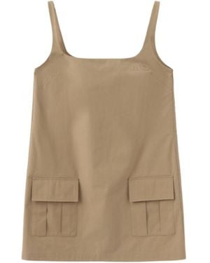 Marissa Chiara Workwear Suspender Dress - Natural