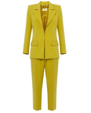アウターその他 ELISABETTA FRANCHI Woman Suit Mustard TP003 DC6 Yellow Elisabetta Franchi Suits for Women | Lyst