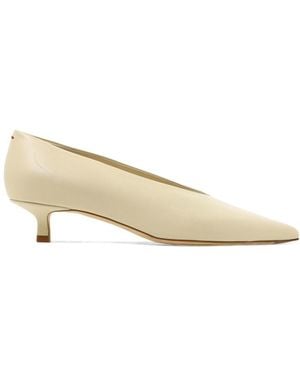 Aeyde Logo High Heels - Natural