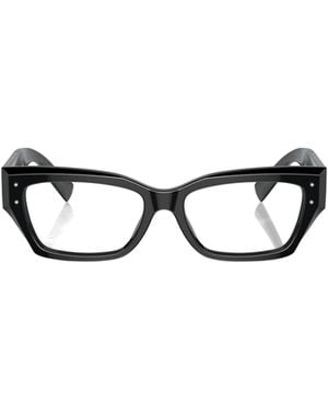 Dolce & Gabbana Eyewear Rectangular Frame Glasses - White