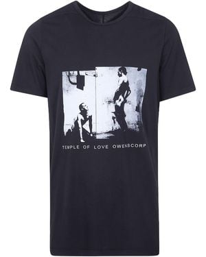 Rick Owens 'Level T' T-Shirt - Blue