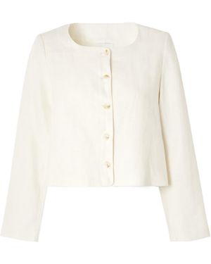 Posse Long-Sleeved Casual Jacket - White