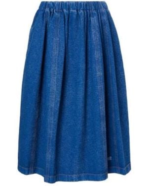 Marni Denim Midi Skirt - Blue