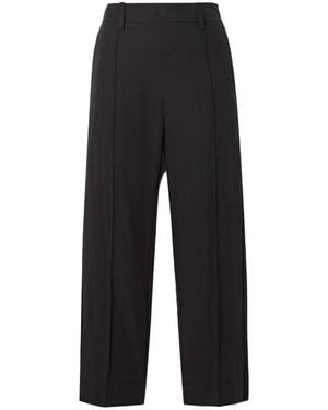 Vince High-Waisted Tapered Pants - Black