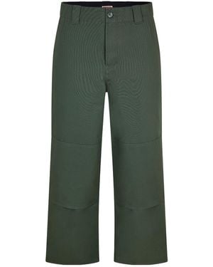 KENZO Double Knee Chinos - Green