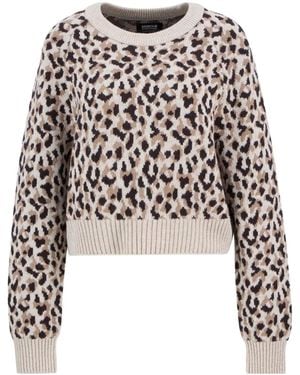 Barbour Harley Printed Crew Sweater - Black