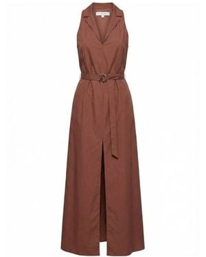 Patrizia Pepe Sleeveless Dress - Brown