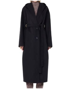 Sportmax Long-Sleeved Coat - Black