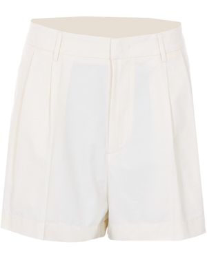 Fabiana Filippi Pleated Shorts - White