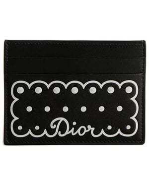 Dior Freesia Card Holder - Black