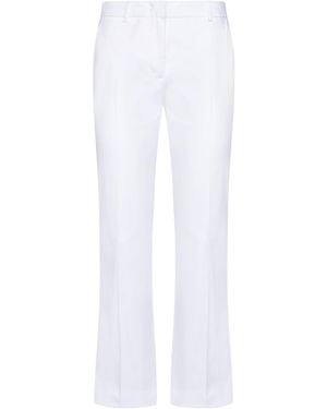 Pt Pantaloni Pt Torino Stretch Cotton Slacks - White