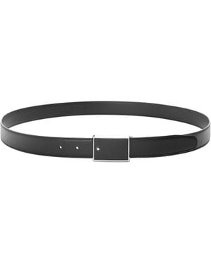 Montblanc 30Mm Leather Belt - White