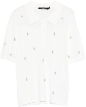 Seventy Embellished Polo Shirt - White