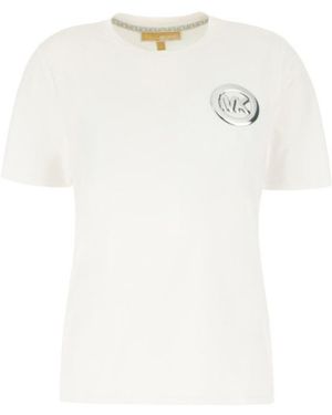 Michael Kors Logo-Detail T-Shirt - White