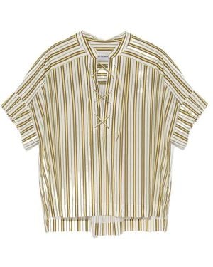 Yves Salomon A Short Sleeved Shirt - Multicolour