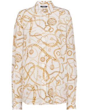 Balmain Shirts - Natural